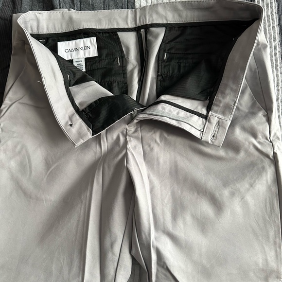 Calvin Klein gray slacks, slim fit with stretch! - Picture 4 of 4